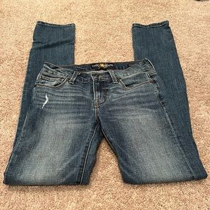 LUCKY BRAND regular length Brooke straight jeans